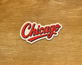 Chicago Travel Sticker - Matte Vinyl Die Cut Sticker