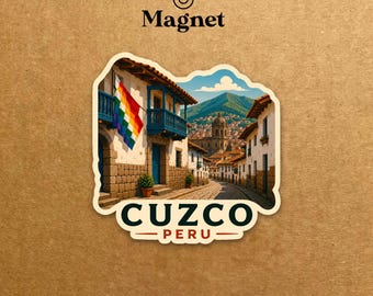 Peru Cuzco Travel Magnet - Decorative Fridge Magnet