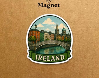Ireland Travel Magnet - Decorative Fridge Magnet