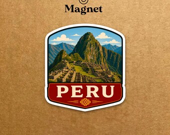 Peru Travel Magnet - Decorative Fridge Magnet