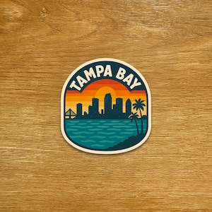 Tampa Bay Sticker | Travel Sticker | Die Cut Sticker