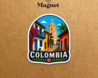 Colombia Travel Magnet - Decorative Fridge Magnet