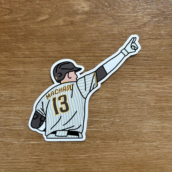 San Diego Padres - Manny Machado - Die Cut Sticker