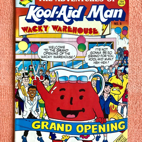 Adventures of Kool-Aid Man: Vol 1, #5 (1986).  Archie Comics. Dan DeCarlo.