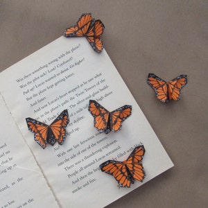 Origami butterfly bookmark