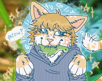Custom Character/Furry/Fursona Digital Icon