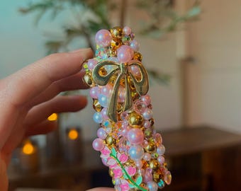 Customizable Rhinestone Lighter Case, Beaded Bling Cover