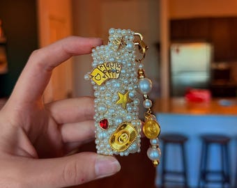 Personalized Bedazzled Lighter Case | Custom Charm Lighter Cover