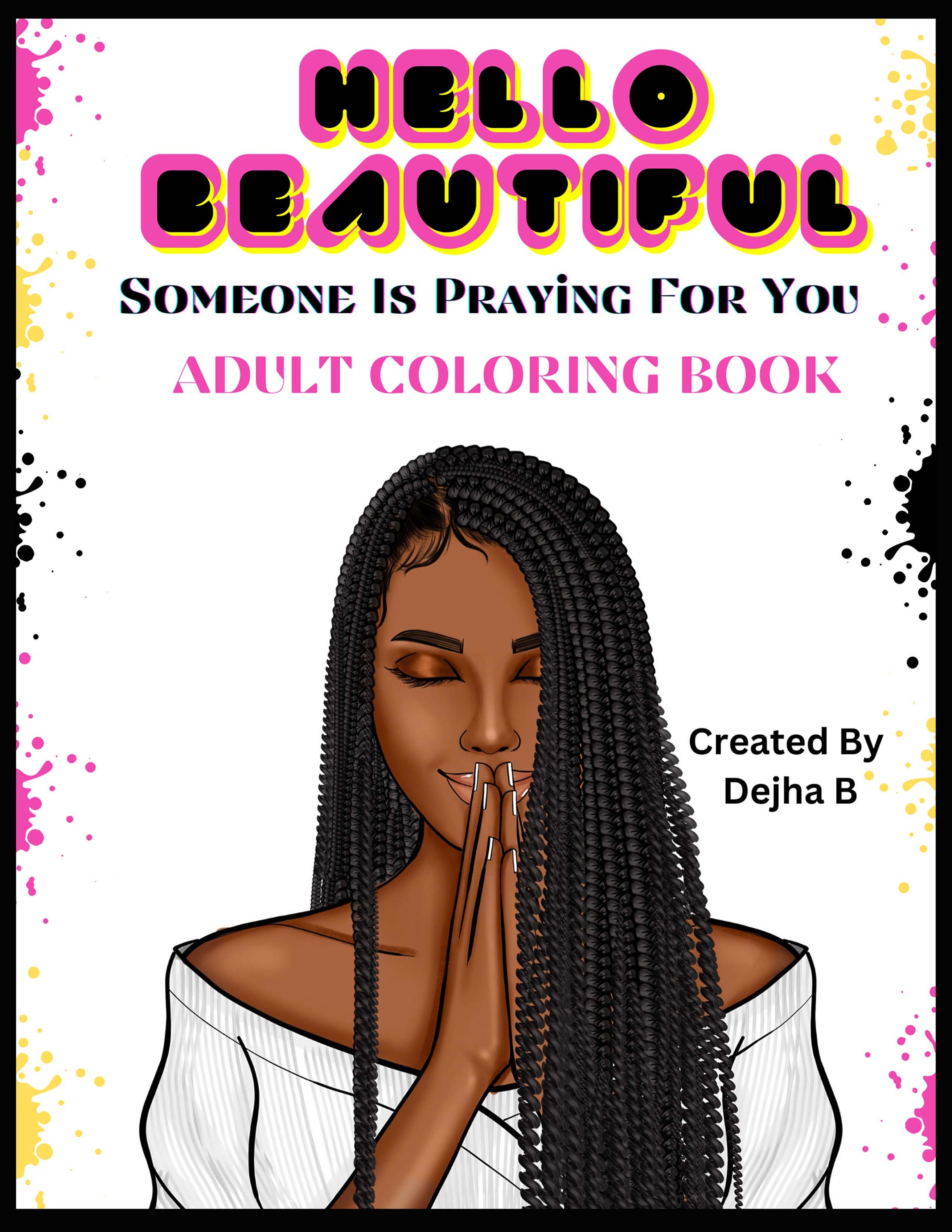 Black Women Adult Coloring Book: 50 Stunning Pop Art Inspired Portraits of  Beautiful African American Women for Relaxation and Stress Relief - Volume