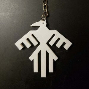 Eagle Keychain - 3D Printed Native American Art (PLA)