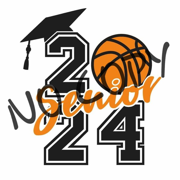 Senior 2024 Basketball Etsy