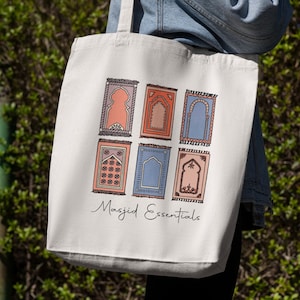 Masjid Essentials tote bag