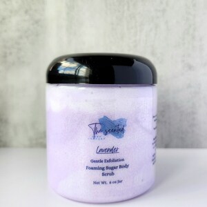 LAVENDER Foaming Sugar Body Scrub 8 oz