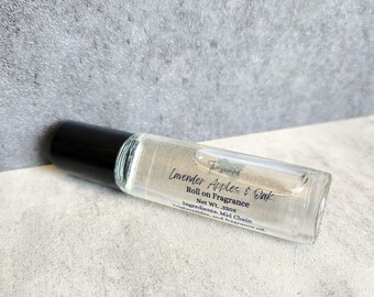 LAVENDER APPLES and OAK Roll On Fragrance Oil .33 oz