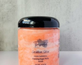 CARIBBEAN SALSA Foaming Sugar Body Scrub 8 oz