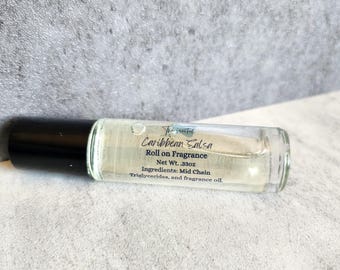 CARIBBEAN  SALSA Roll On Fragrance Oil .33 oz