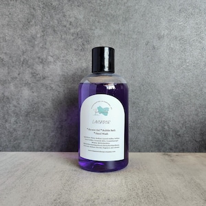 LAVENDER Shower Gel Body Wash Bubble Bath Hand Soap Liquid Soap 8 oz bottle