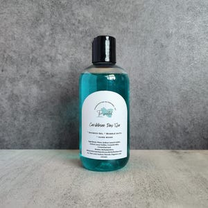 CARIBBEAN DAY SPA Shower Gel Body Wash Bubble Bath Hand Soap Liquid Soap 8 oz bottle