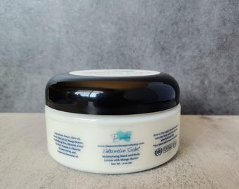 WATERMELON SORBET Moisturizing Hand and Body Lotion 8 oz Jar
