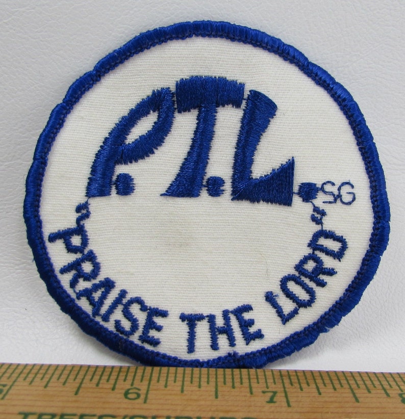 PTL Praise the Lord Jacket Patch Jim Tammy Faye Bakker Christian TV ...