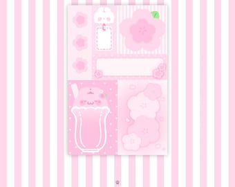Sakura Picnic Memo Pad
