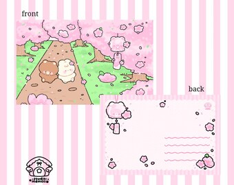 under the sakura tree print