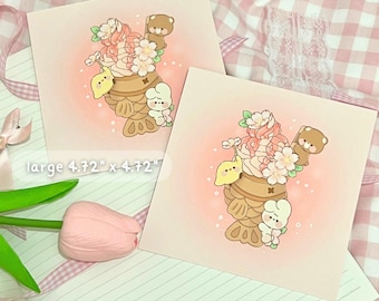 taiyaki ice cream print
