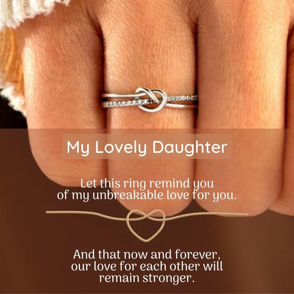 Mother Daughter Ring Etsy