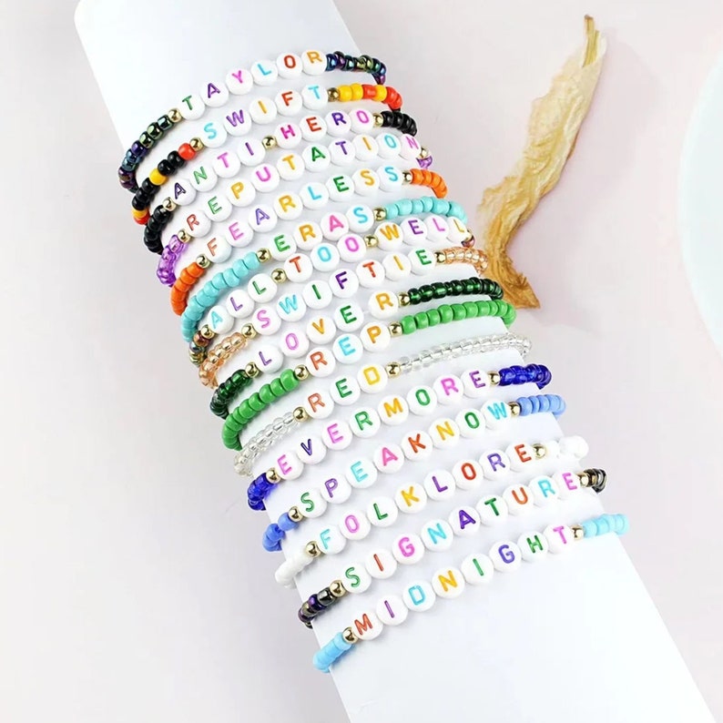 16 Pack Tour Friendship Bracelets, Best Friend Gift,Bracelets Gift,Gift for her,Concert Gift,Bracelets for Concert image 3