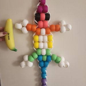 カスタム巨大ビーズトカゲウォールアート