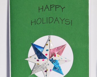 Multi-color Christmas Origami Card