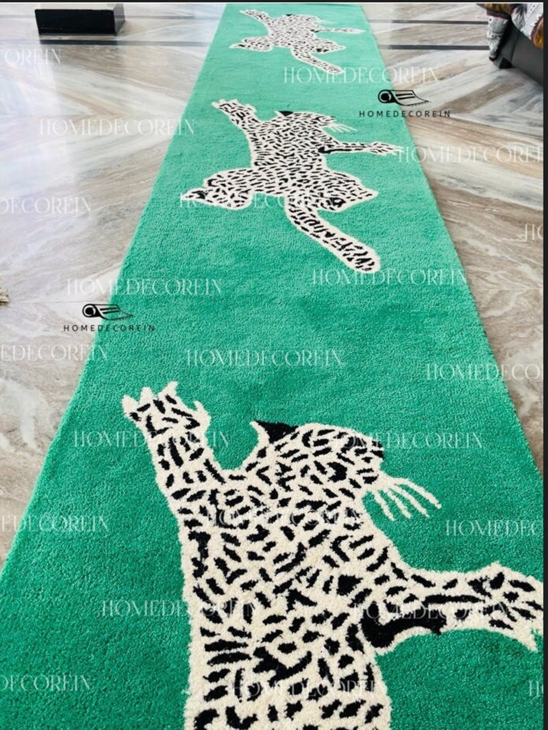 Tiger Runner Hand Tufted Rug Hallway Runner Rug Stair Runner Etsy