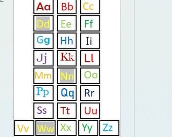 Printable personal ABC Chart. point and sing worksheet. Great for the classroom, homeschool or unschooling. learn the ABC's