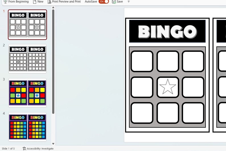 Printable Create your own bingo. Fun learning in the classroom, homeschool or unschool. image 1
