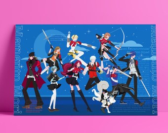 Persona 3, 4, 5 Bundle Art Print 11x17 Poster, SEES