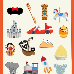 Printable Wall Art - Disneyland- PNG