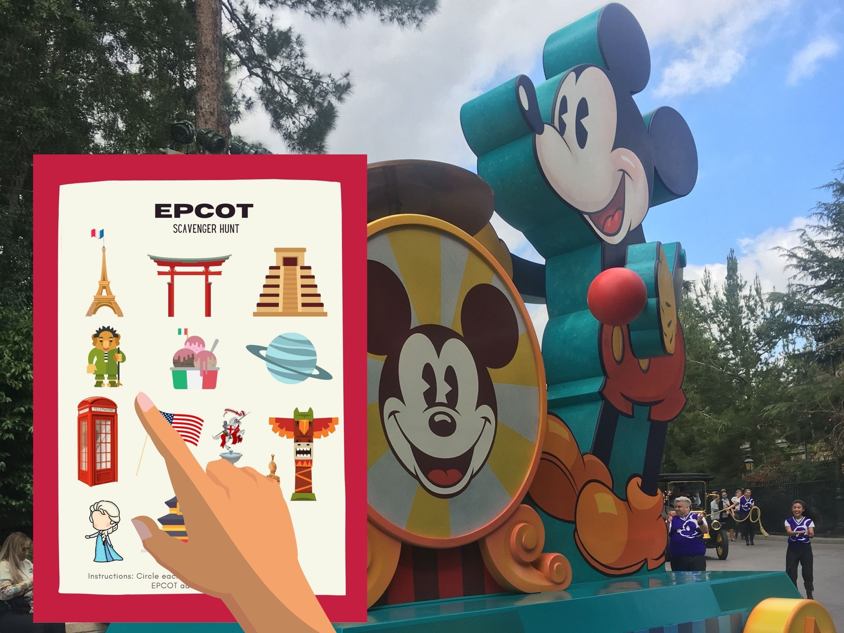 Printable Epcot Scavenger Hunt, WDW, PDF Etsy