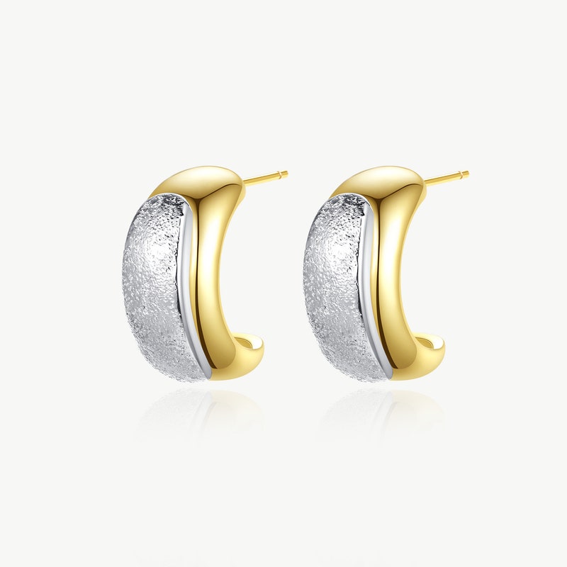 Harper Mixed Metal Earrings main image 1