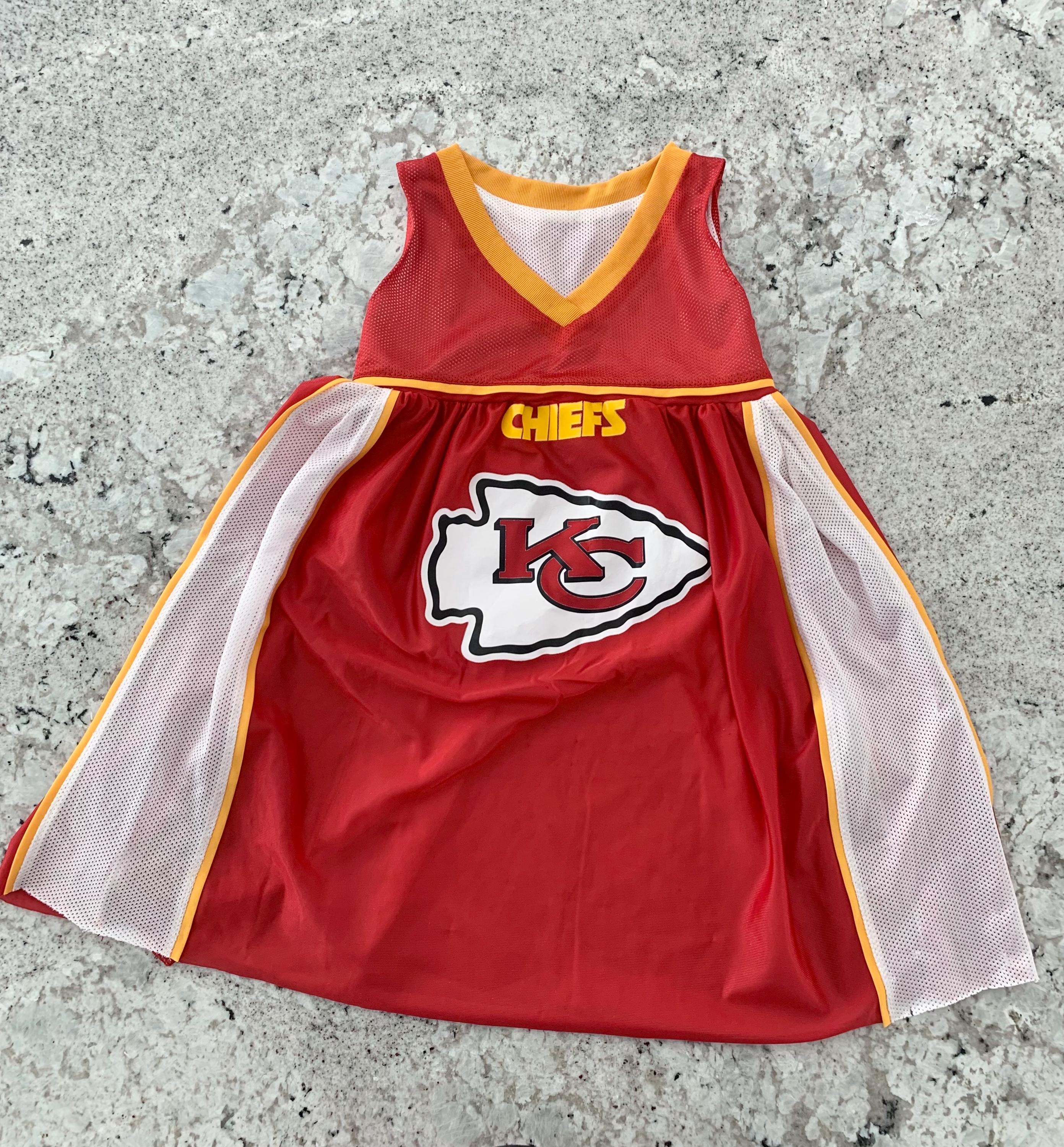 kc chiefs jersey dress Kansas City Chiefs All-Over Print Women's Back Cross Cami Dress Black-ASF Clothing