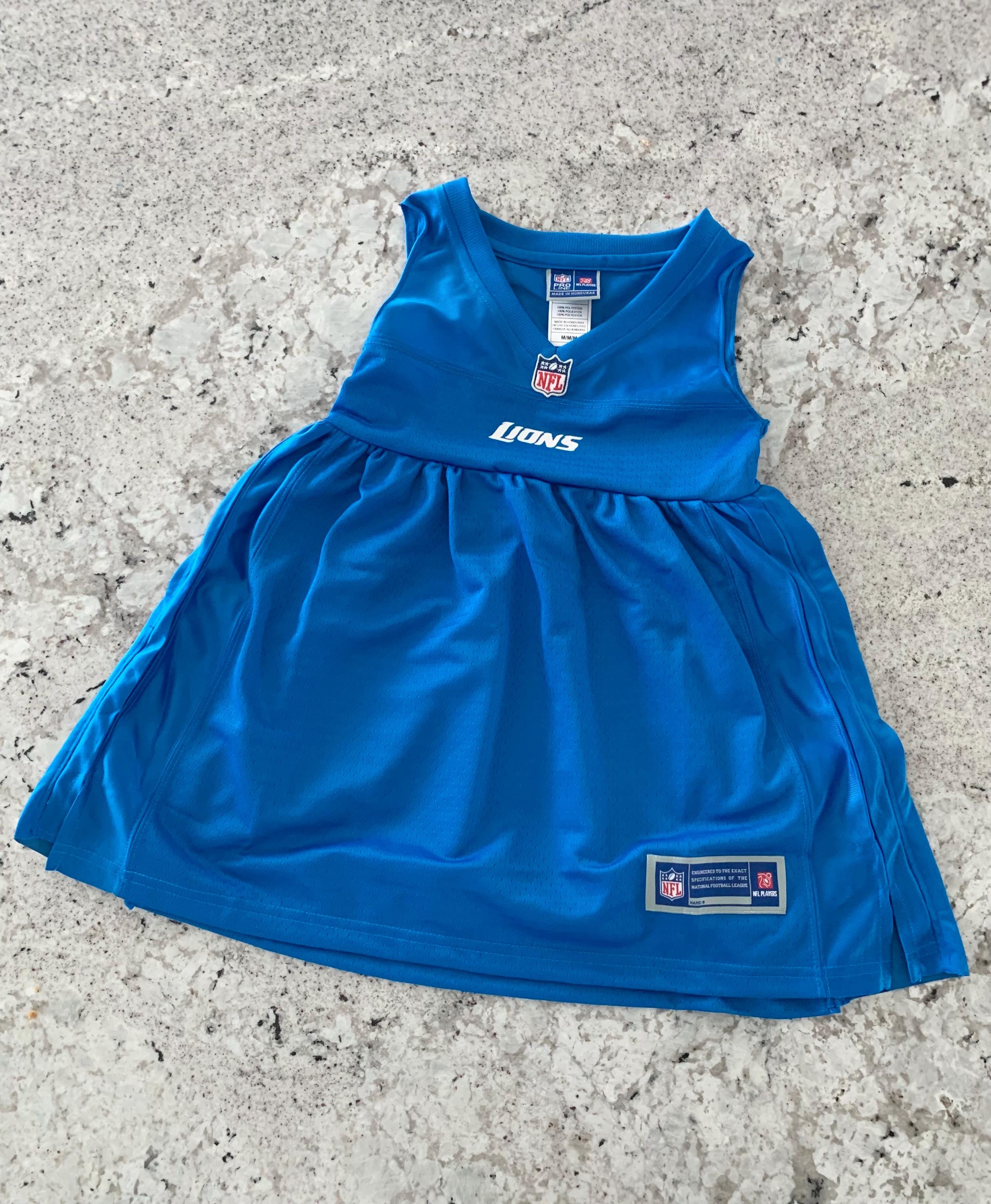 Detroit Lions Jersey Dress - Etsy