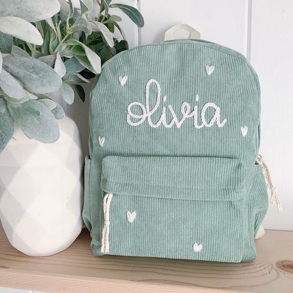 custom design backpack || hand embroidery