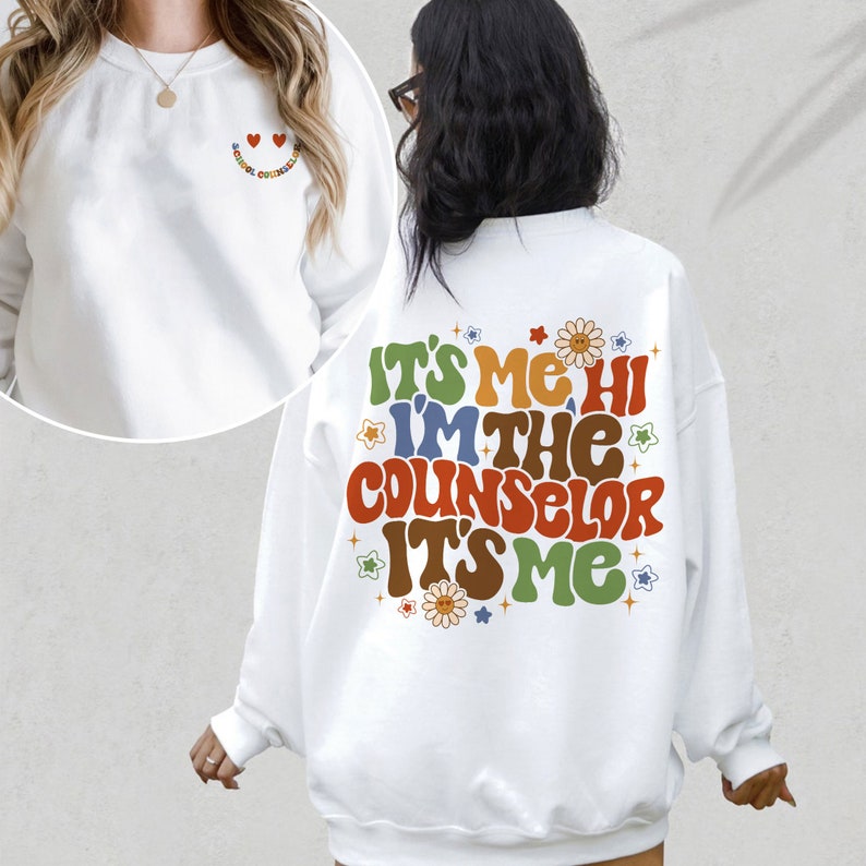 It's Me Hi I'm The Counselor It's Me Shirt, School Counselor Shirt Gift, Funny Counselor Shirt, Psychologist Shirt