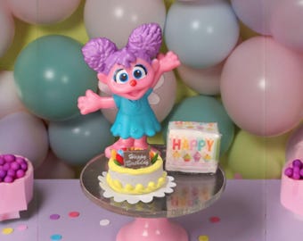 Abby Cake Topper: Sesame Street Birthday Party Decoration