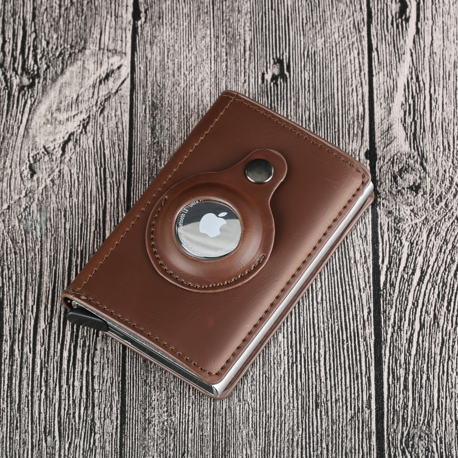 Airtag Wallet Card Trifold Wallet Men Personalized Wallet Etsy Hong Kong