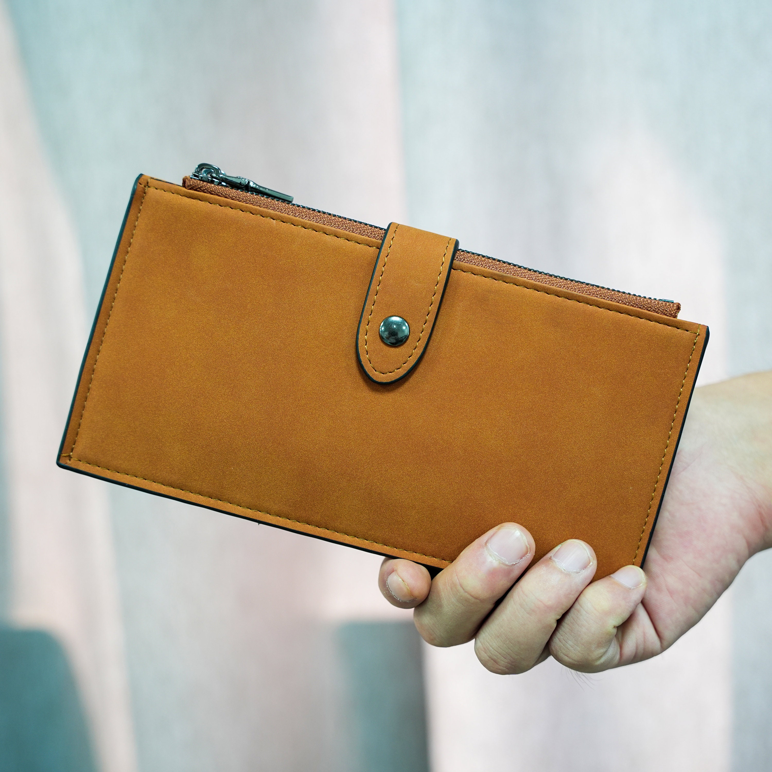 Personalized Long Leather Wallet,christmas Gifts,unisex Gifts, Mens