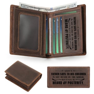 Noble Wallet With Personalization Leather Wallet With Many 