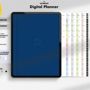 Digital Planner, 2025 Digital Planner, Goodnotes Planner, Notability Planner, iPad Planner, Daily Weekly Monthly Planner, Undated Planner