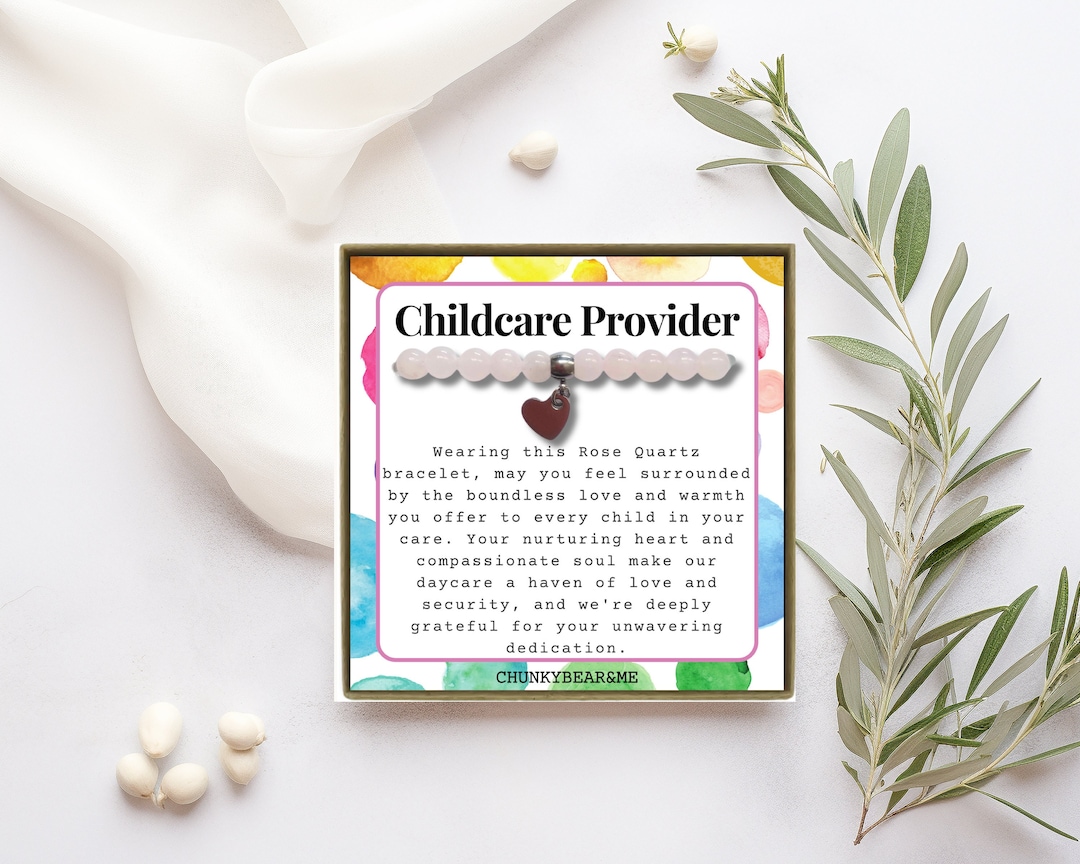 Childcare Provider Gifts Ideas for Childcare Teacher Bracelet for Thank ...