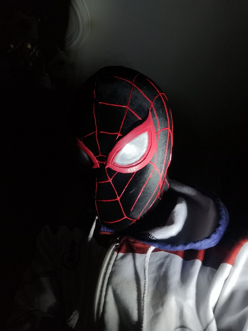 Spider-man: Miles Morales Mask - Etsy