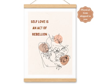 Mental Health Poster, Therapist Office Decor, Self Love Home Decor, Therapy Wall Art, Counselor Sign, Mental Health Print
